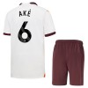 Officiële Voetbalshirt + Korte Broek Manchester City Ake 6 Uit 2023-24 - Kids